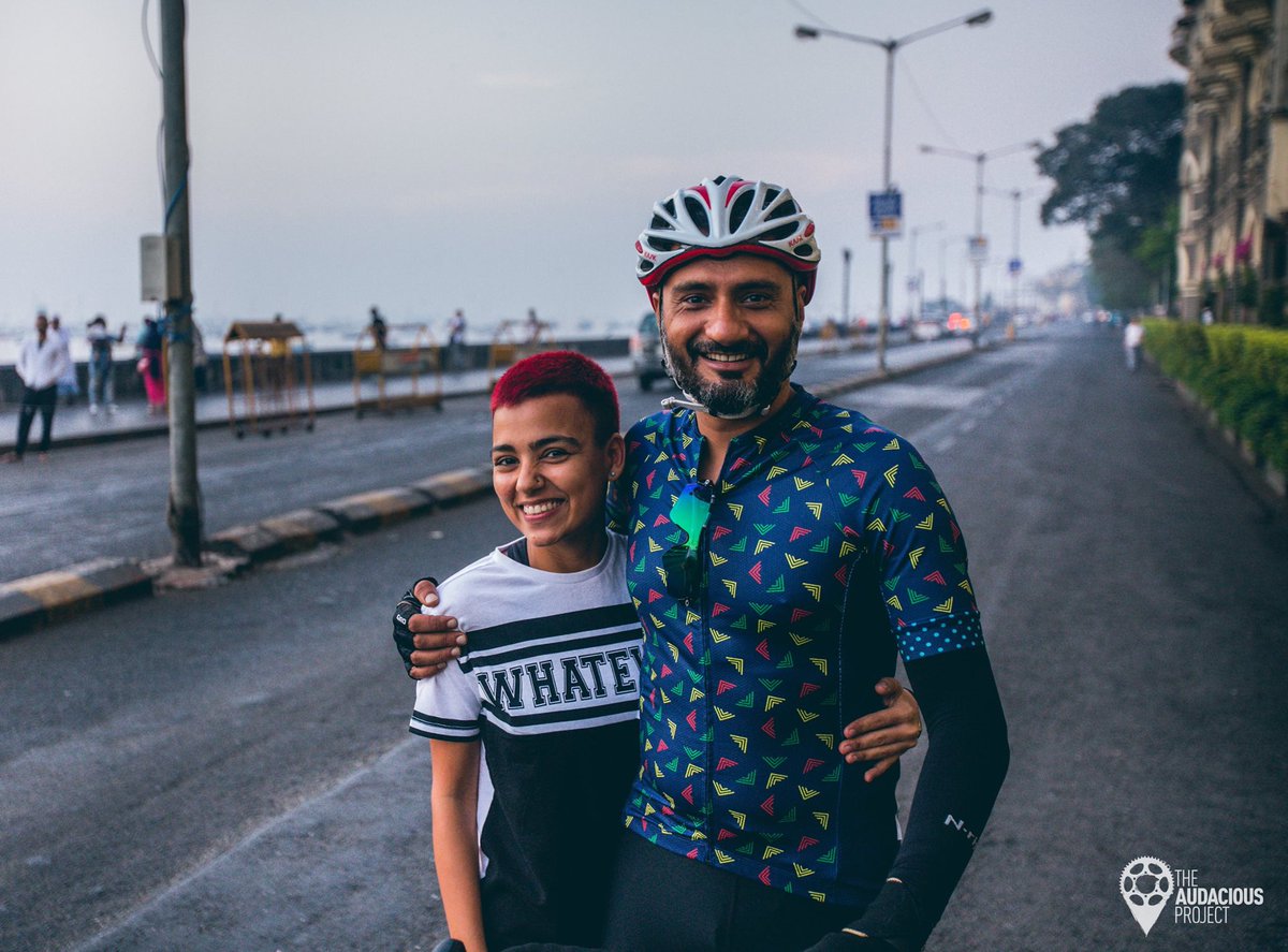 YourStoryCo's tweet photo. Meet the #Mumbai couple who cycled 5,800 kilometers through #India #Myanmar and #Thailand #TheAudaciousProject https://t.co/7tNN37a591 https://t.co/jFJEhS0kF0