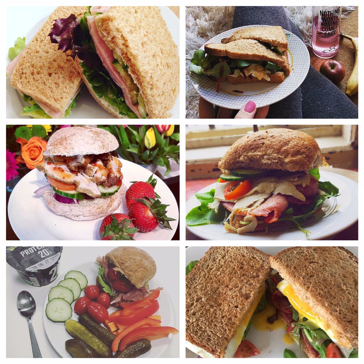 SlimmingWorld's tweet photo. It’s #NationalBritishSandwichWeek &amp; whether it’s ham, tuna, egg or cheese, we’d love to know your fav sandwich filler or see pics this lunch https://t.co/Yc9HCPQERb