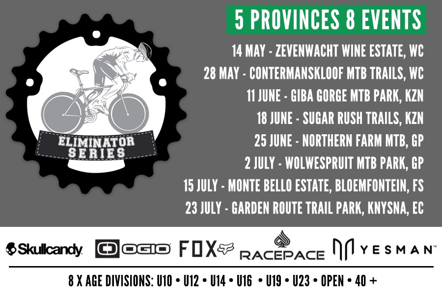 One_Move_Ment's tweet photo. Don't forget that entries are open for the whole ELIMINATOR SERIES.

https://t.co/KvxKiipxtG

WP, KZN, GP... also Free State &amp; Eastern Cape! https://t.co/y3xlr3YIgP