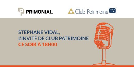 Primonial's tweet photo. #Live @Club_Patrimoine "Quelles nouveautés pour Primonial en 2017 ?" @StvVidal répond à toutes les questions à 18h https://t.co/5RqogGETA7 https://t.co/VBdJvD1JjP