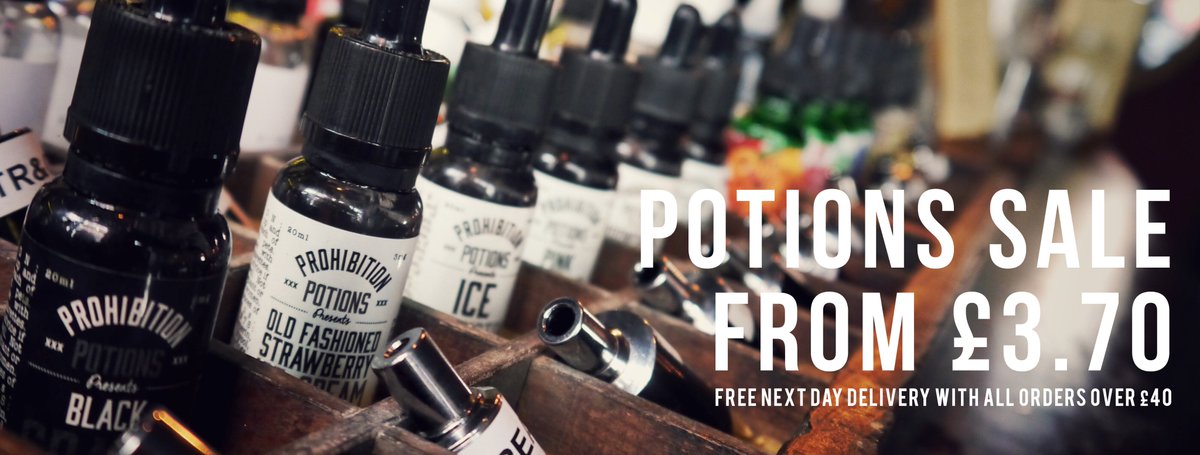 prohibitionvapes.co.uk/collections/ap…

SALE SALE SALE SALE SALE!! Head over now and grab yourself some bargains, with liquid starting from 1p!!
