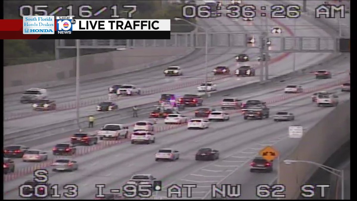 Broken Down Car on I-95 SB Express at NW 62nd St #traffic https://t.co/BbrieBHIBG