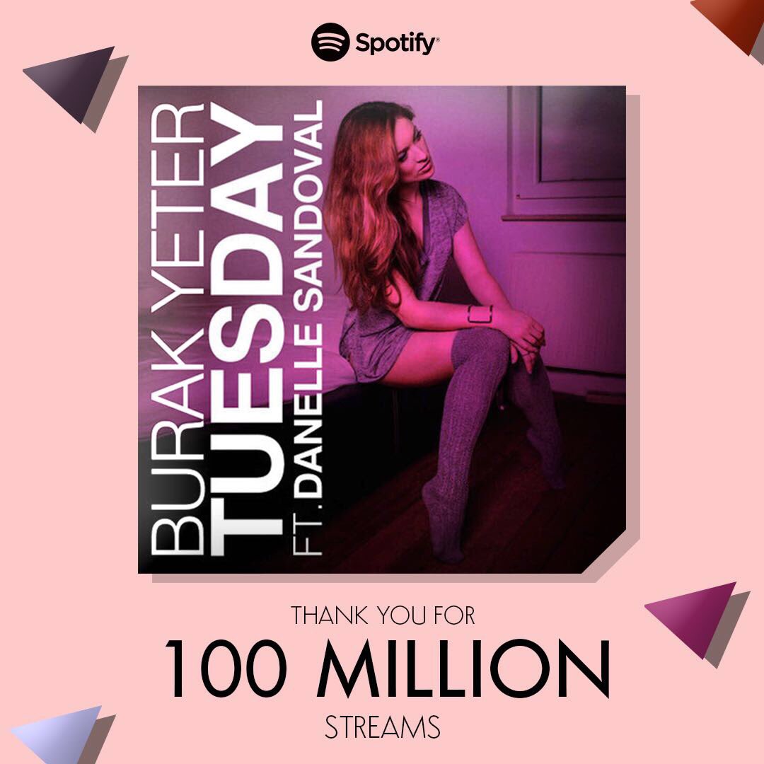 wowwwww 100.000.000 Streams on <a href="/Spotify/">Spotify</a> 😱😱😱🙏🏻❤️