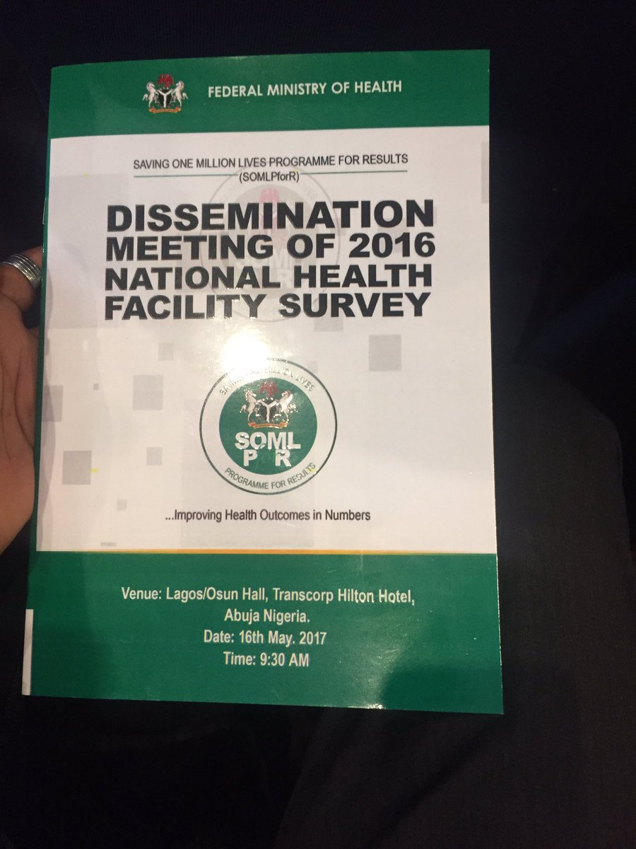 Today's #NHFS2016 dissemination has been filled with revelations and a reminder of the key role of data in health planning for outcomes.