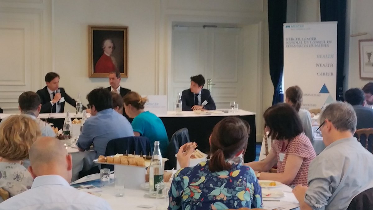 Déjeuner presse @MercerFrance sur le programme #Macron en matière de #protectionsociale #santé #retraite <a href="/jpwiedmer/">Jean-Pierre Wiedmer</a> <a href="/VincentHarel/">Vincent Harel</a> <a href="/maxbar/">maxbar</a>