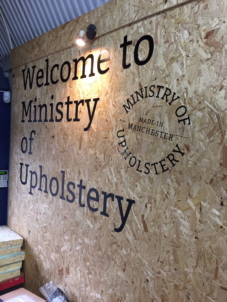 PattrnPrinciple's tweet photo. We visited The Ministry of Upholstery and have left feeling inspired,working with them #upholstery #madeinmanchester #thepatternprinciple https://t.co/SR9vjPxwcA