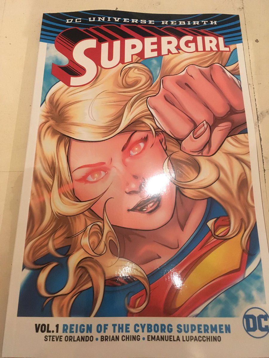 orbitalcomics's tweet photo. From @DCComics, vol. 1 of Supergirl #Rebirth hits tomorrow, from @thesteveorlando, @manulupac & #BrianChing https://t.co/dDYo2IpKAx