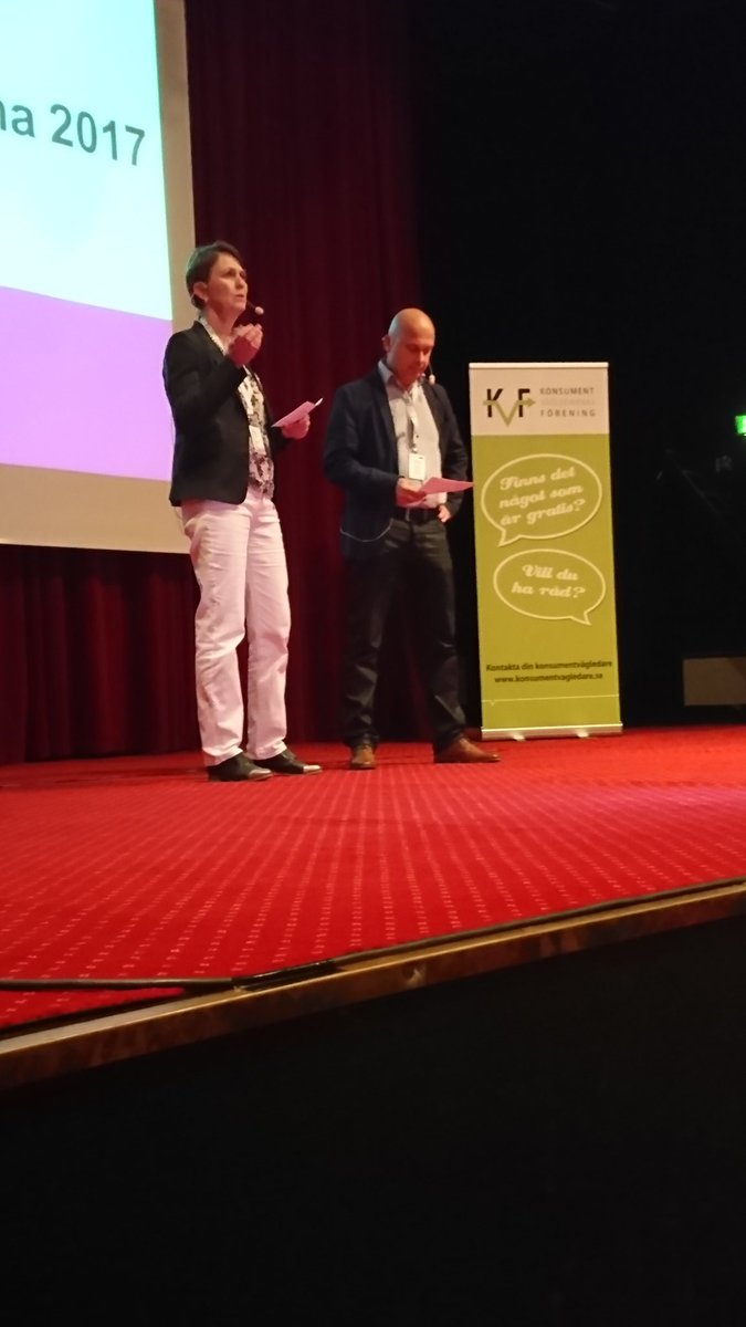 GD/KO Cecilia Tisell och Niclas Sturesson startar upp <a href="/Konsumentdagar/">Konsumentdagarna2017</a>