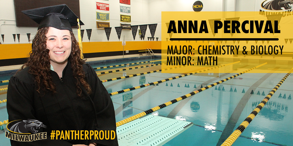 MKEPanthers's tweet photo. Best of luck to #PantherGrad from @MKE_SwimDive Anna Percival as she heads to Optometry School at Illinois College #PantherProud https://t.co/hvplVAbaO6