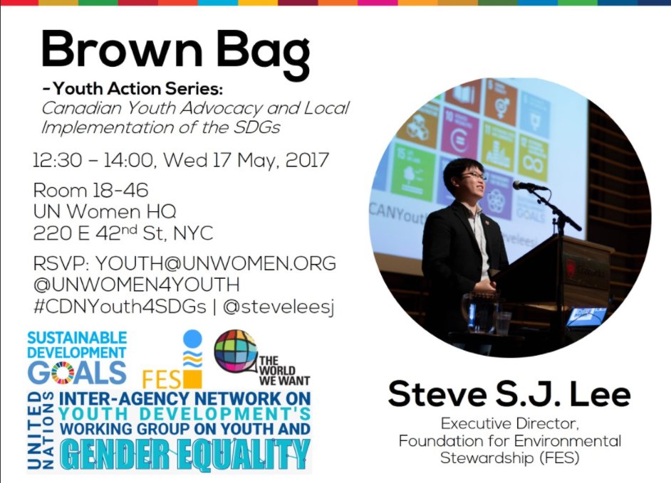 ravikarkara's tweet photo. #YouthLeadSDGs Action Series: Youth Advocacy and Local Implementation of the SDGs in Canada @steveleesj founder #3pctproject @CANYouth4SDGs https://t.co/EdlT4IWAho