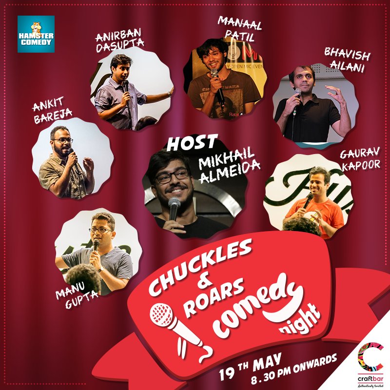 CraftbarBKC's tweet photo. Save the date this #Friday, 19th May! #CraftBarBKC is back to tickle your #FunnyBone!
Event Link: https://t.co/YIghc4pstD https://t.co/uu3zdWkU3V