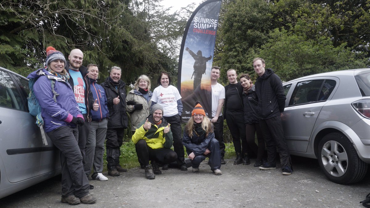 PrintroomIRL's tweet photo. @irishredcross held their @SunriseSummit recently. Check out the lovely pictures we got sent from them with the Feather flags we had done. https://t.co/IIwQ2021Fe