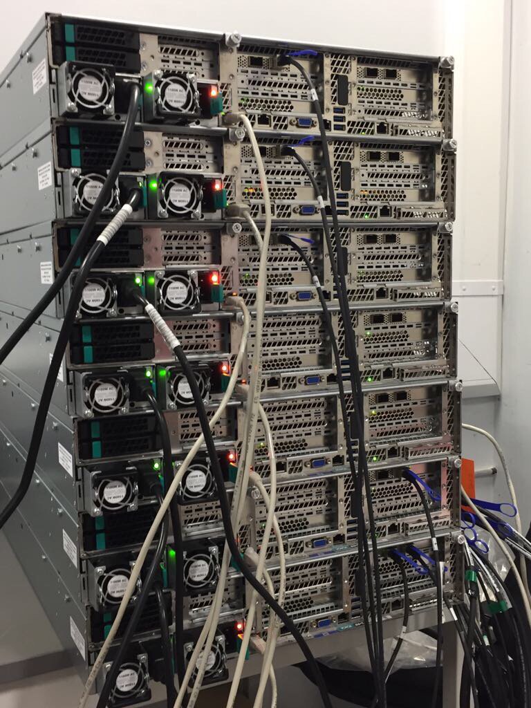Vespertec's tweet photo. Today we're working on this @HedvigInc #storage cluster- in build phase at the moment! https://t.co/4tGwI11X30