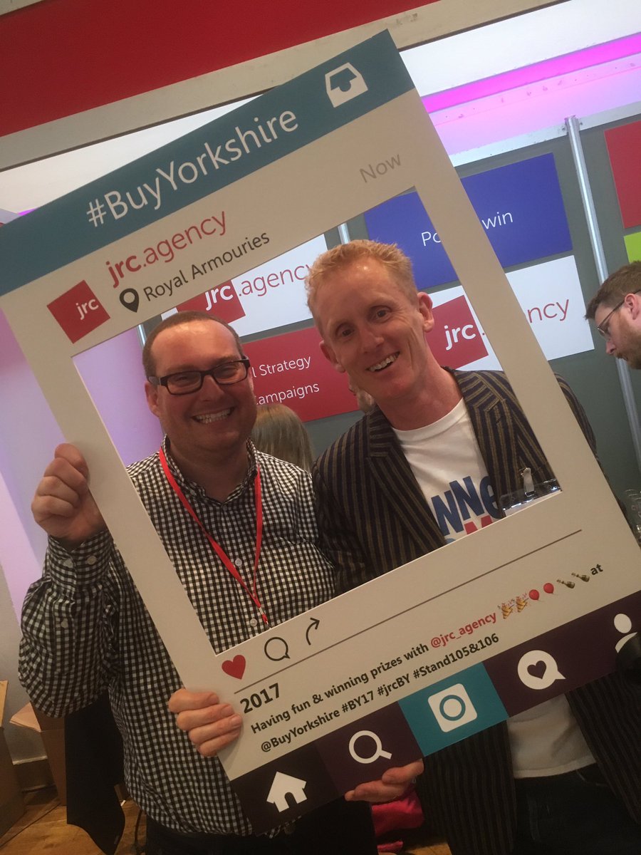 Fleek_Marketing's tweet image. It's Mark from @bannersandmash! Thanks for our fab signage for #BuyYorkshire #by17 #jrcby