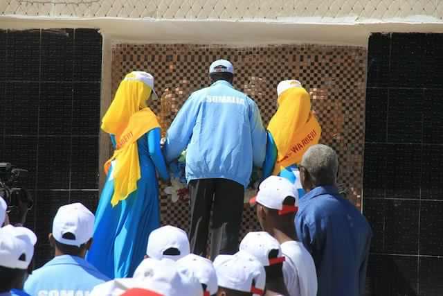 UNFPA_SOMALIA's tweet photo. The young people were joined by #Somalia President @M_Farmaajo in celebrating #SomaliYouth Day yesterday https://t.co/j1FoDtzpBJ