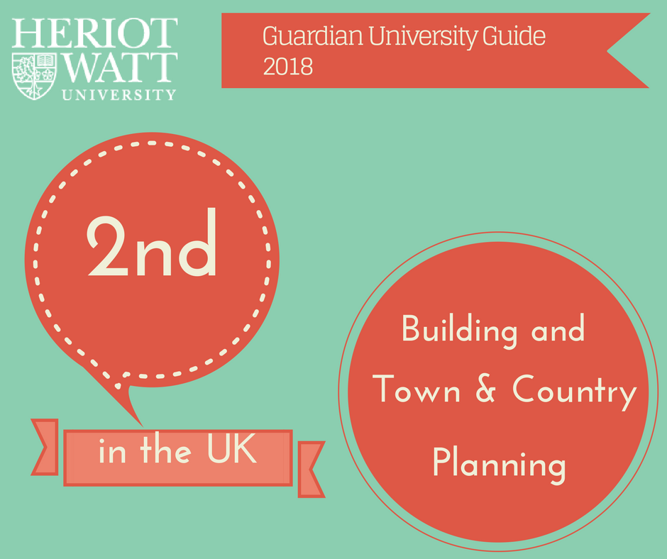 HWU_EGIS's tweet photo. We are #1 in #Scotland and #2 in the UK for #Building and Town&amp;Country #Planning WOOHOO! 
@GdnHigherEd @HeriotWattUni https://t.co/NeoNLDD7U8