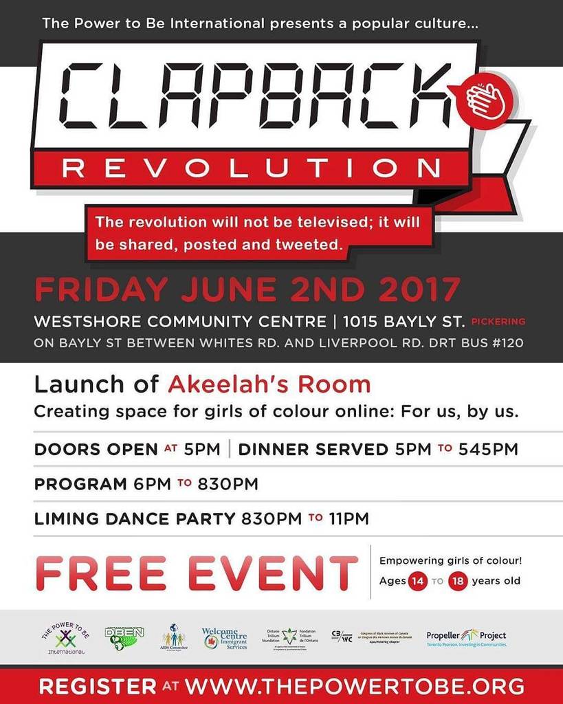 PTBINTL's tweet photo. Check out PTBI's next big event #clapback #engaginggirls #girlsempowerment https://t.co/sALsFChaYG https://t.co/g0tHbyLwBG