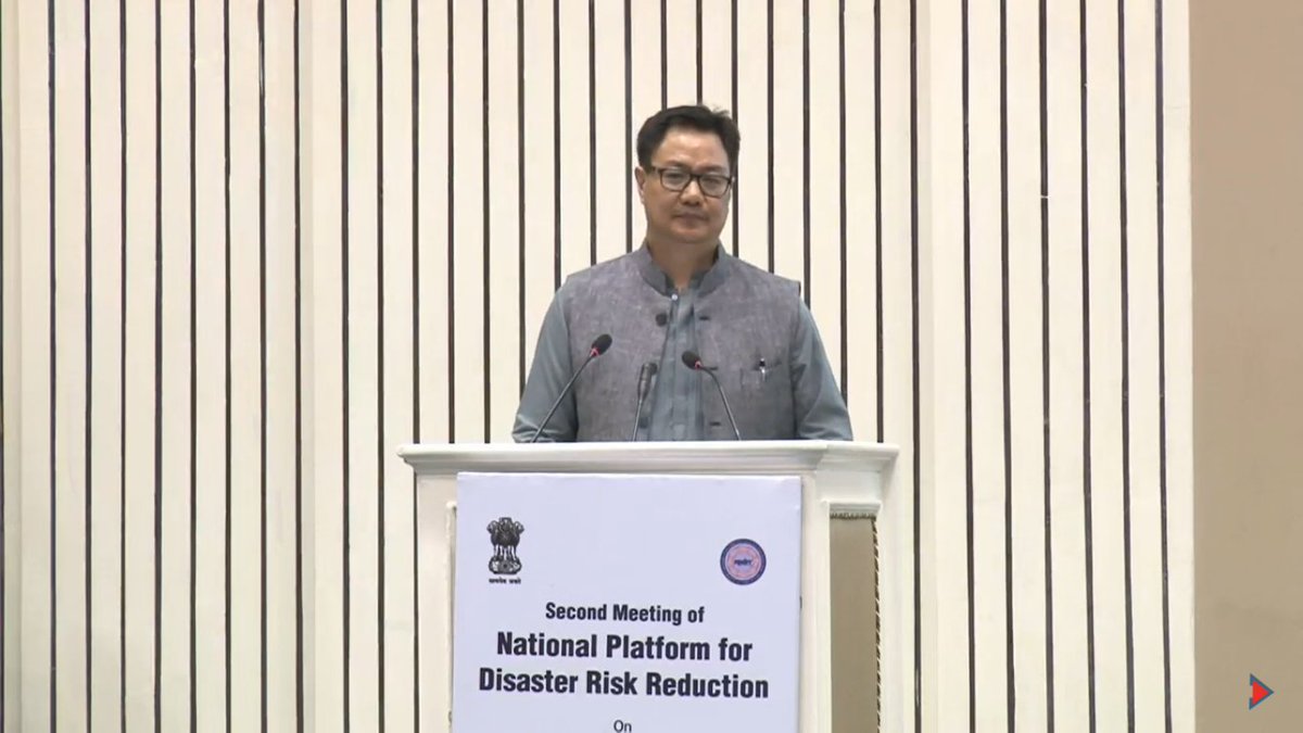 ndmaindia's tweet photo. #NPDRR2017 #LIVE: https://t.co/8oq8Sxjcdh Sh. Kiren Rijiju, MoS, Home Affairs, delivering the valedictory speech
@KirenRijiju https://t.co/Atiw02z2Zp
