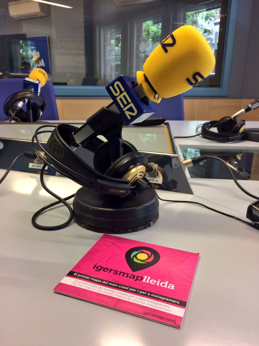 Avui explicarem a <a href="/SERLleida/">Ràdio Lleida - SER Catalunya</a> a #horalleida el projecte del #igersmaplleida amb <a href="/turismedelleida/">Lleida Turisme</a>