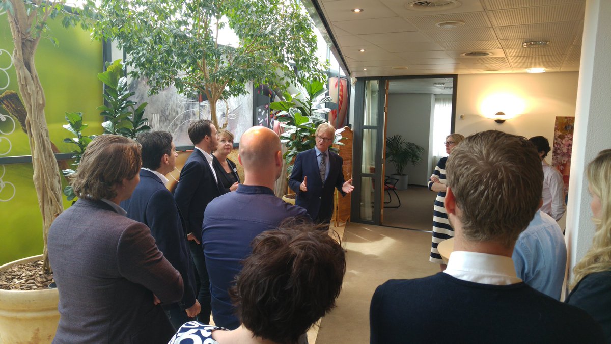 Vandaag op bezoek in de Malietoren <a href="/VNONCW/">VNO-NCW</a> waar JNO'ers o.a. in gesprek gaan met voorzitter Hans de Boer