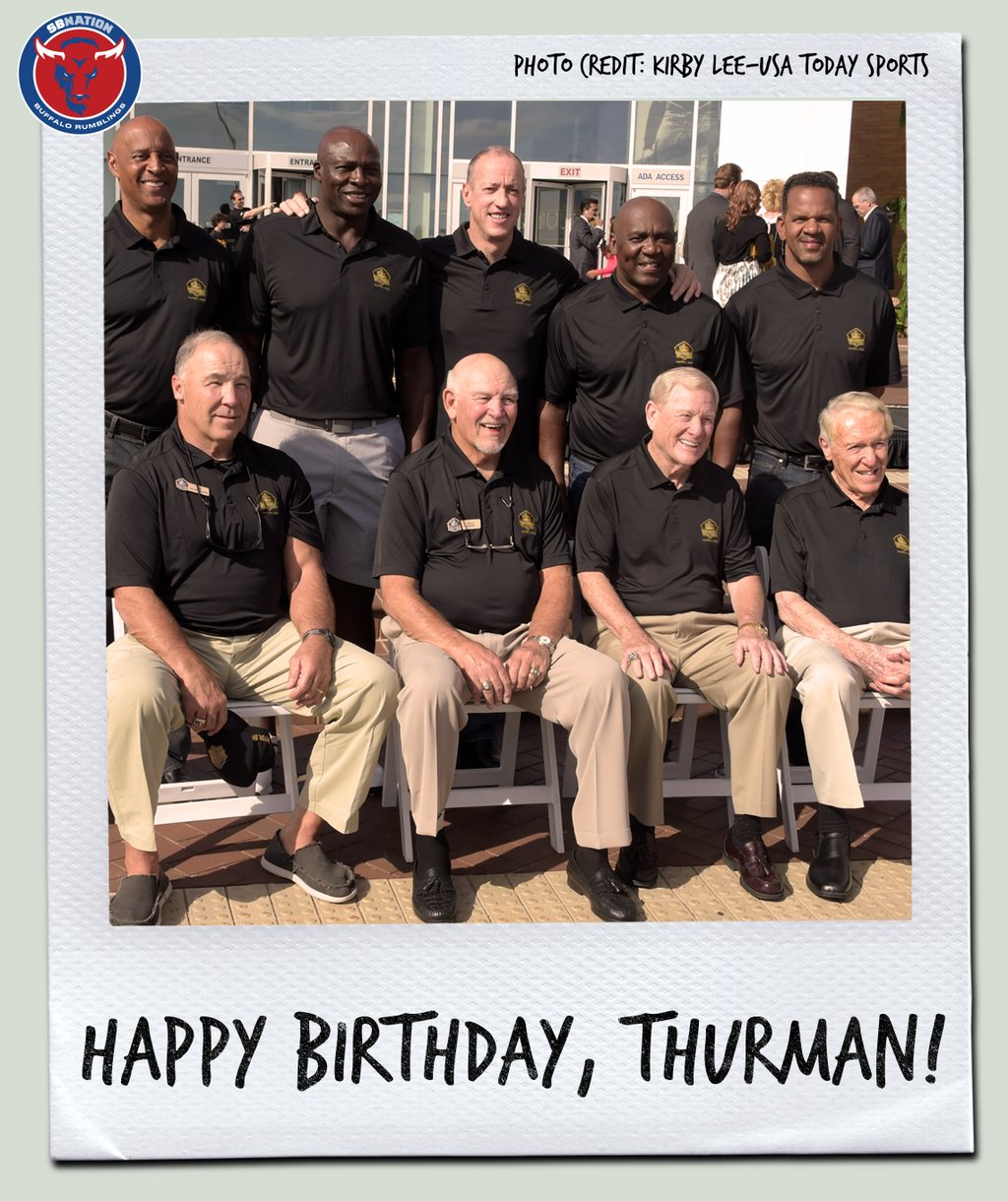 Happy birthday to one of the greats, Thurman Thomas! 