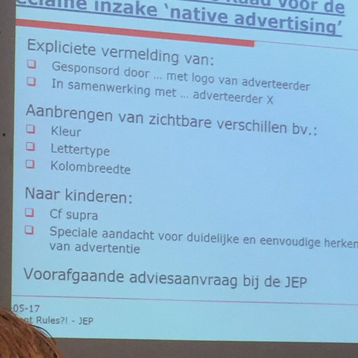 SimoneKrouwer's tweet image. Aanbevelingen van de JEP voor het implementeren van native advertisements #contentrules