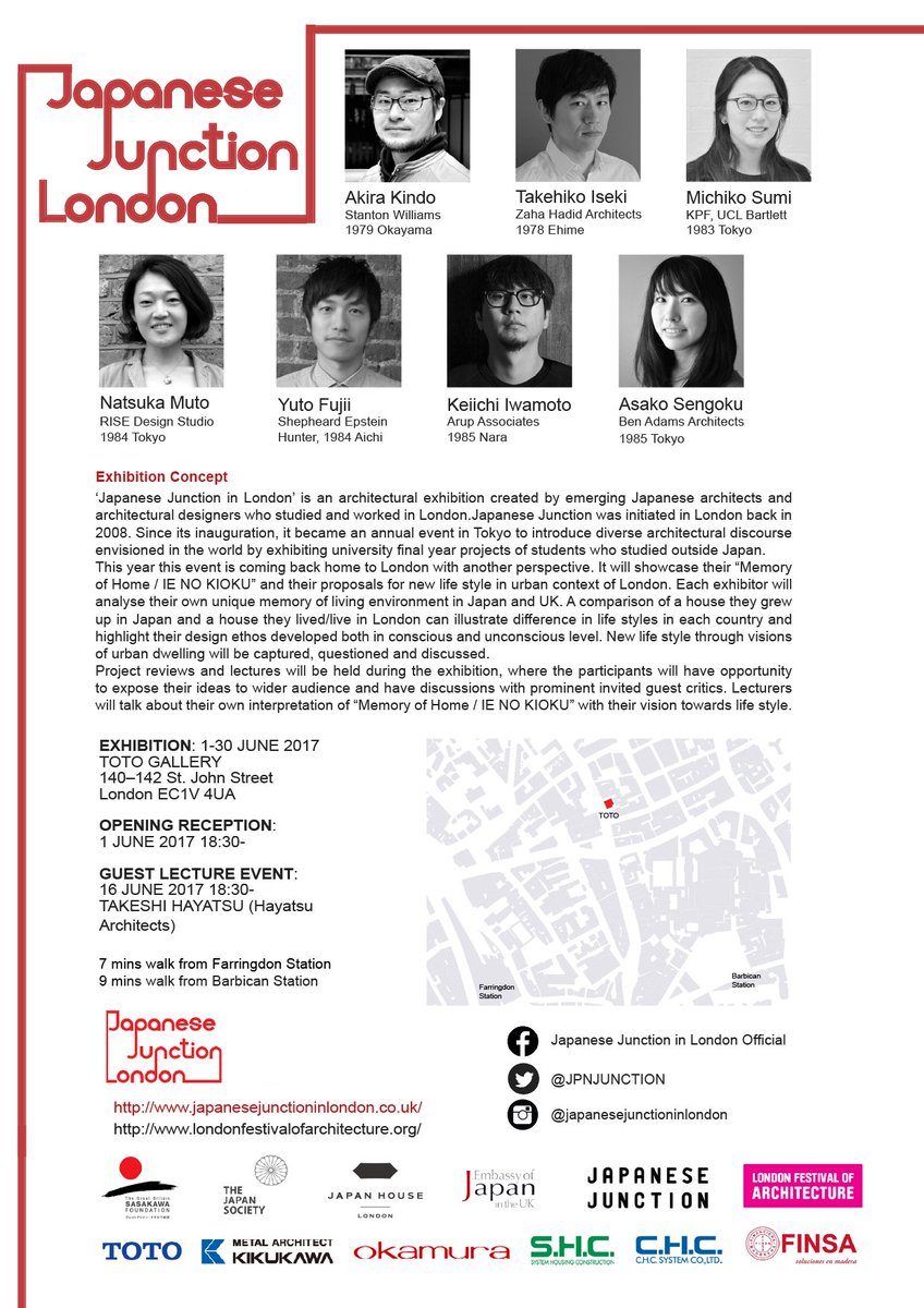 JPNJUNCTION's tweet photo. Japanese Junction in London is coming very soon at Toto gallery in London. Please find details for the event! https://t.co/H3KBmSsDxA