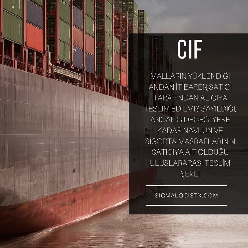 Lojistik Terimlerinde Bugün: CIF Nedir?
#logisctic
#lojistikterimler