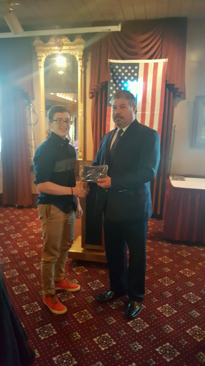kane_wolves's tweet photo. Nick Grube received a plague for his Academic Excellence at the Big 30 Academic Awards Ceremony last night.  CONGRATULATIONS Nick. https://t.co/iIuuvrwIE5