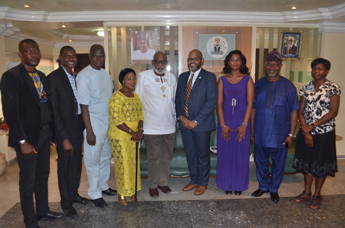 sentellbarnes's tweet photo. @IRIGlobal met with #Governor of #Ondo #RotimiAkeredolu to discuss #inclusion for #women #youth #PWDs in #political processes. https://t.co/N6rZfRM2OK