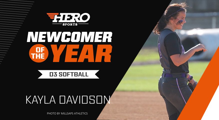 HEROSportsSB's tweet image. @kayla_davidson6 led the conference in strikeouts &amp;amp; shutouts💪- Is she the #D3SB Newcomer of the Year? 

VOTE: hro.io/2rcFbqK