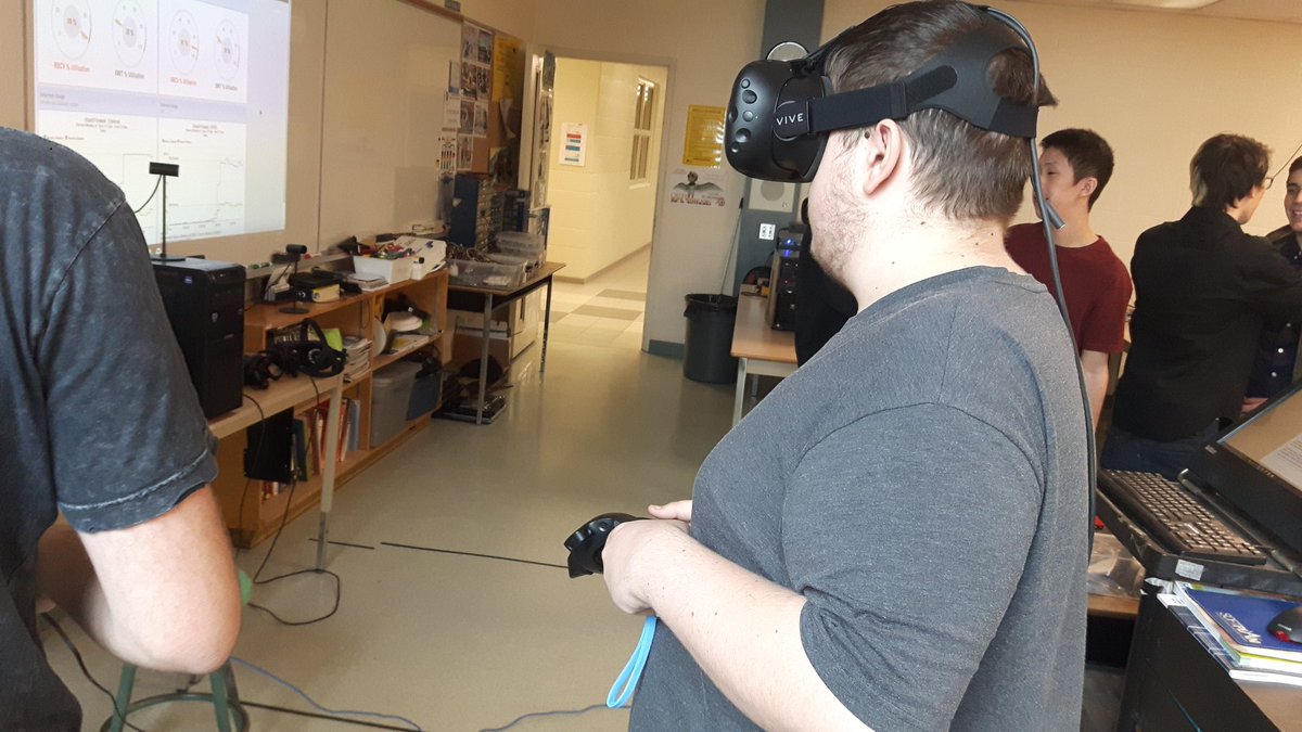 CoSlashLabs's tweet photo. Co/Labs has officially got Multiplayer up and running! 2 Players, 2 Headsets, 1 Environment! #Unity #VR #Multiplayer @unity3d @SteamVR https://t.co/2zeTNI2N22