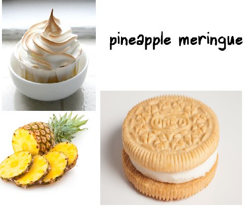 BenSwiftFuel's tweet image. My idea for an Oreo: Pineapple Meringue! #MyOREOCreation #CONTEST