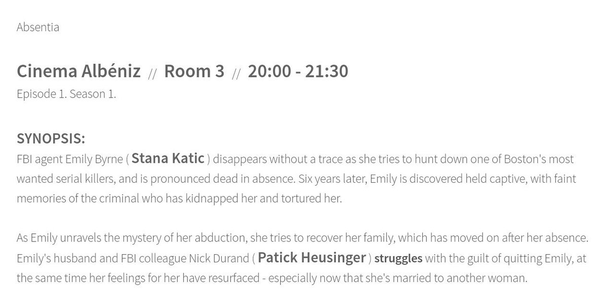 #Absentia will be presented on May 28th for @screentvmalaga (Thx <a href="/AbsentiaES/">Absentia Spain</a>)

screentv.es/eventos/absent…