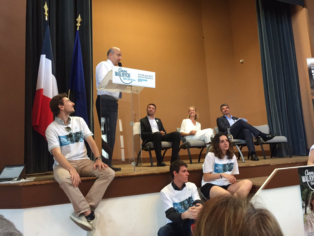 Autour de Anne Walryck et de Bertrand Dupouy. Pour la victoire  les 11 et 18 juin  @AvecWalryck @alainjuppe