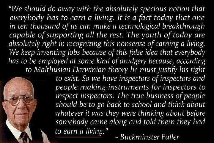 ArchDaily's tweet photo. Buckminster Fuller's wisdom 👏🏻🤔 https://t.co/FhSjO6Rlfc