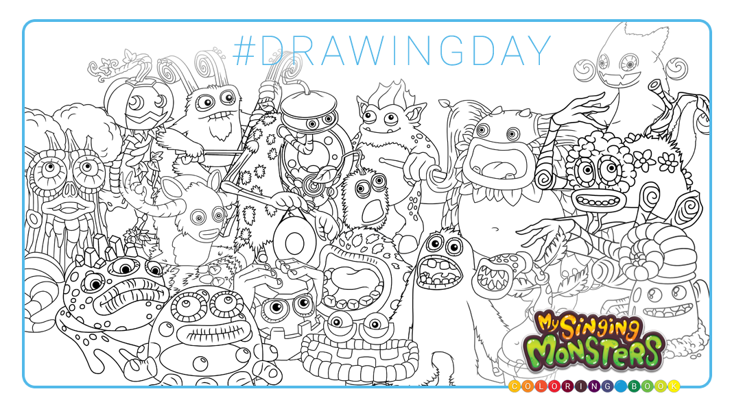 122 Cute My Singing Monsters Printable Coloring Pages with Animal character