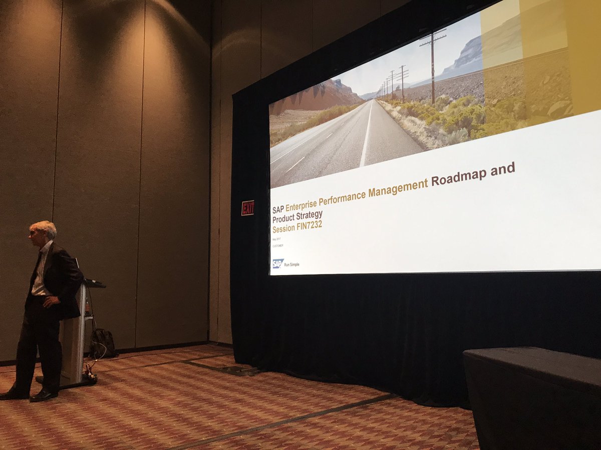ASUG_EPM's tweet photo. SAP's Kirk Anderson delivering the #EPM roadmap at #ASUG2017. #SAPPHIRENOW https://t.co/2BriMCdsug