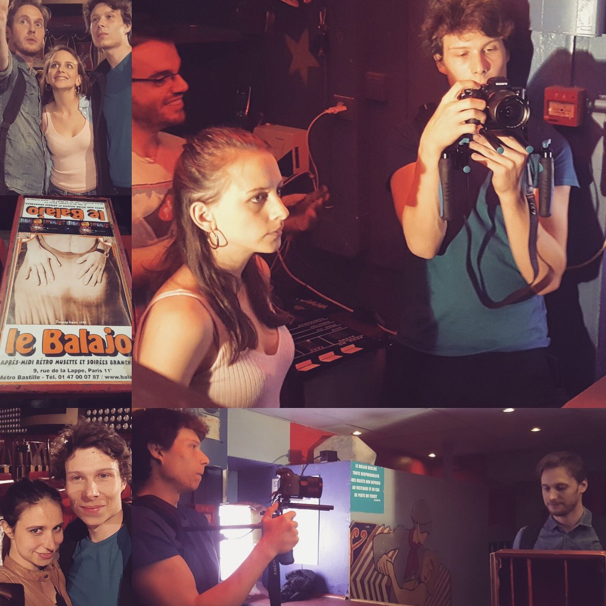 Tournage au Balajo pour Les Indigos !