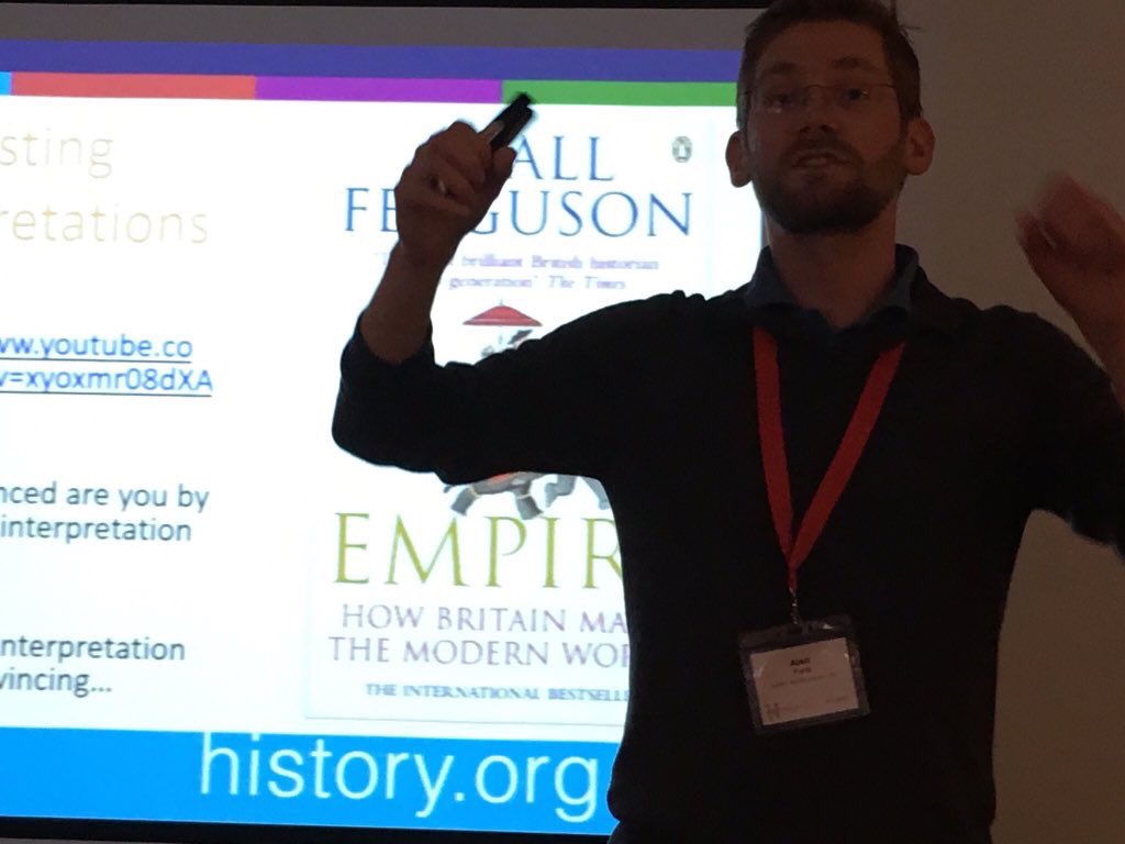 rbnpepper's tweet image. Not my cup of tea but fascinating to hear @apf102 robust defence of Niall Ferguson. #killerapps