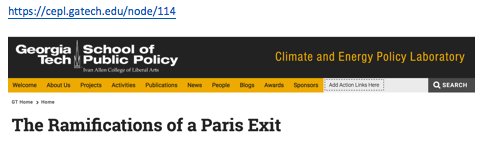 Marilyn_Brown1's tweet photo. What are the ramifications of a Paris exit? The U.S. is threatening to be a “free rider,” but in reality it would be a “big loser.” https://t.co/gr5U9EqlEX