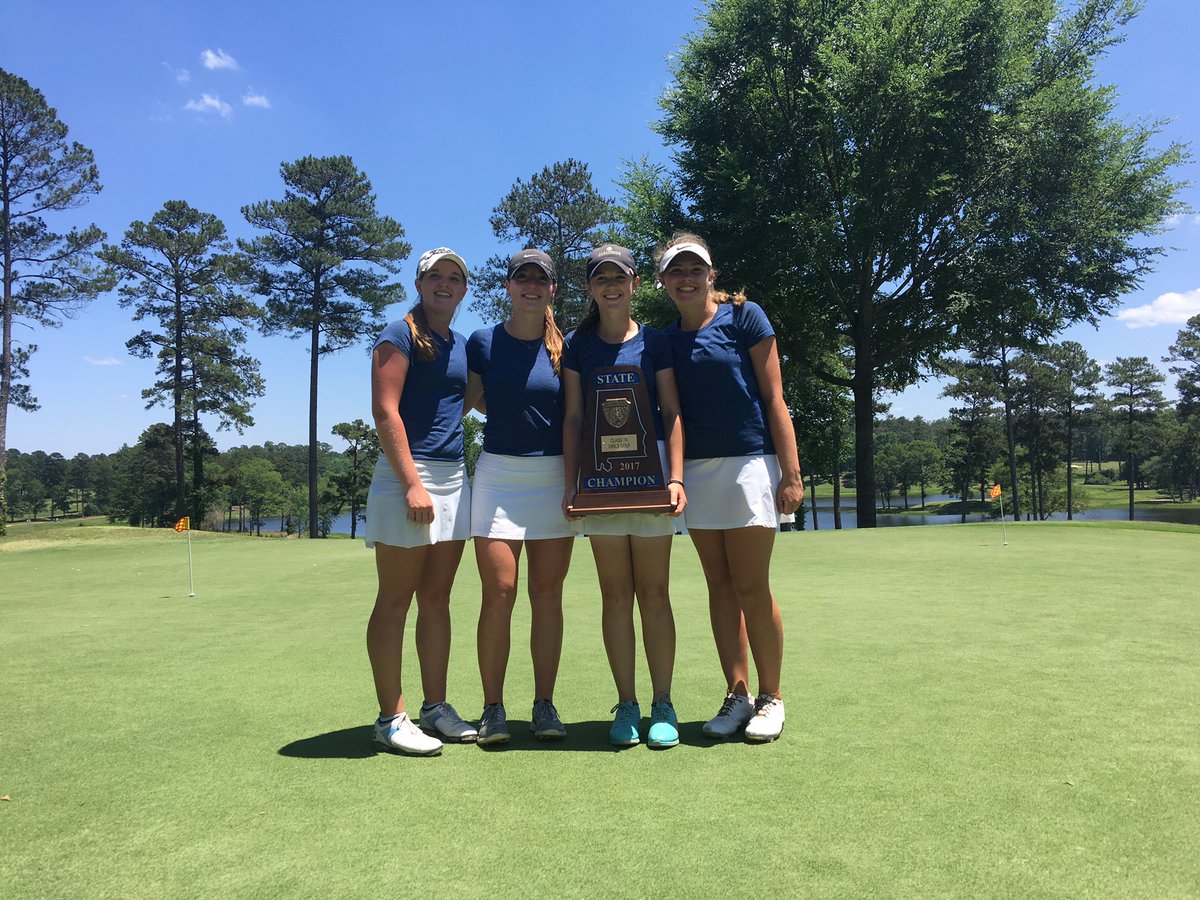SpainParkATH's tweet photo. Proud of you ladies! 2017 7A State Champions @SPGirlsGolf #goSPjags https://t.co/PD2RD4AIeE