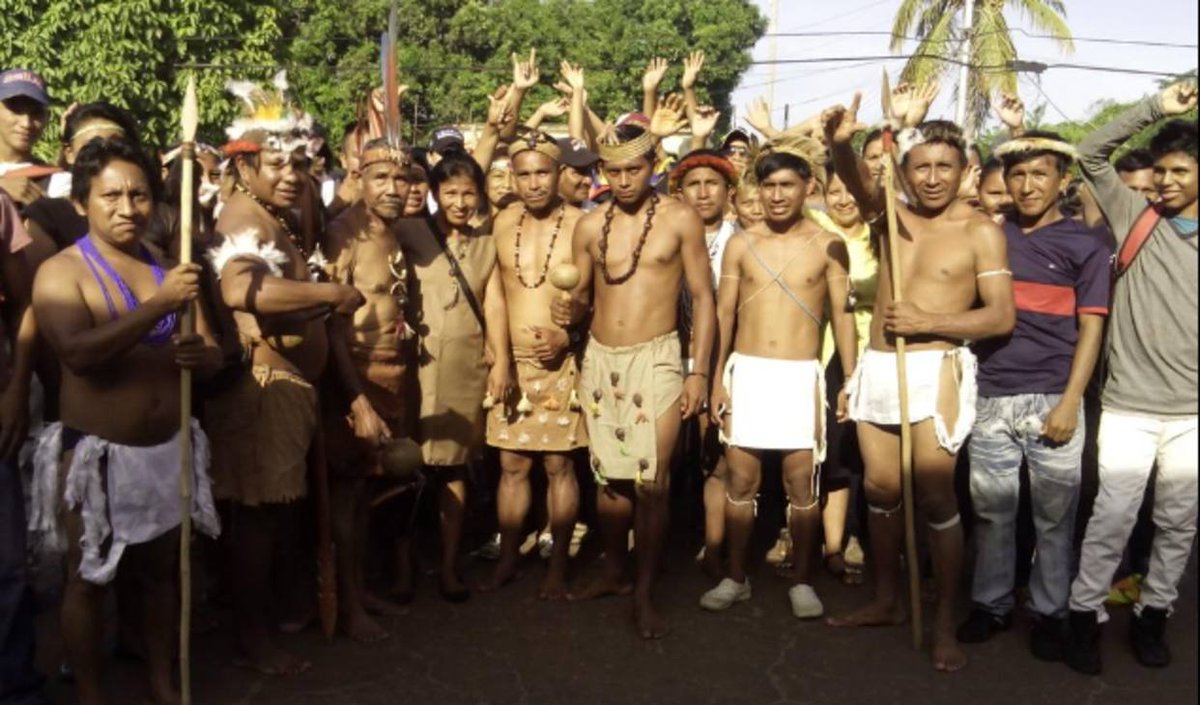 ElNacionalWeb's tweet image. Convocan la “Gran Marcha de Shamanes” en Amazonas. bit.ly/2rnpKIM