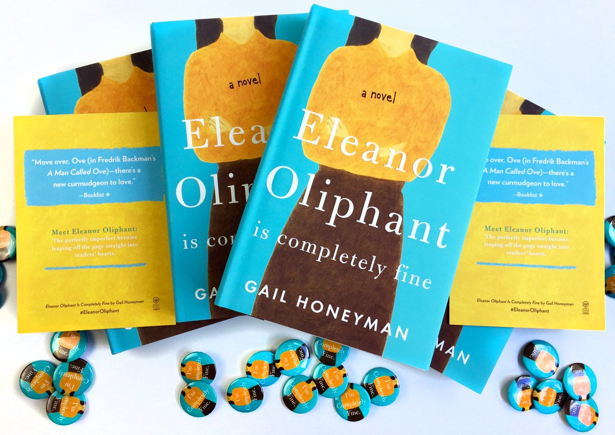 VikingBooks's tweet photo. 🌻Happy #EleanorOliphant Day! Stop by your favorite bookstore for pins, postcards and more! 🌻 https://t.co/RvCzO30Qlb