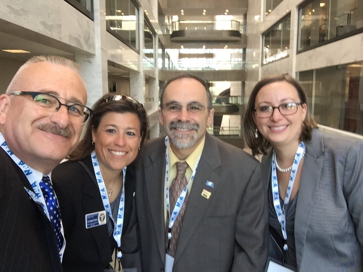 njatc5's tweet photo. Meeting Senator Cory Booker (D-NJ). With Michael Goldenberg, Christina Emrich & Kelly Pagnotta Pingitor. #NATACHD2017 https://t.co/YnNGaZq3t8