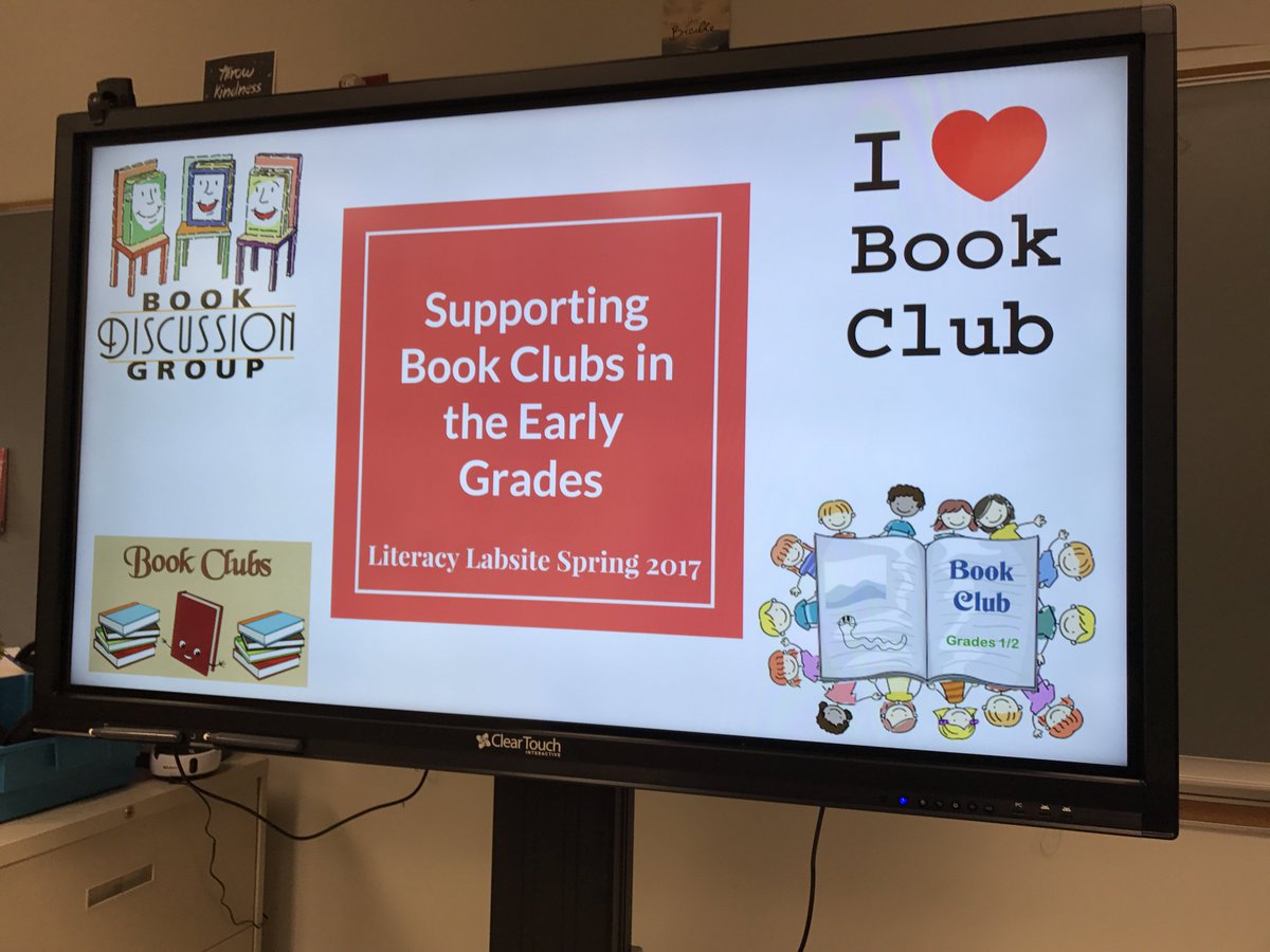 Last week 2nd grade teachers learned about supporting book clubs in the early grades! #bravobburg