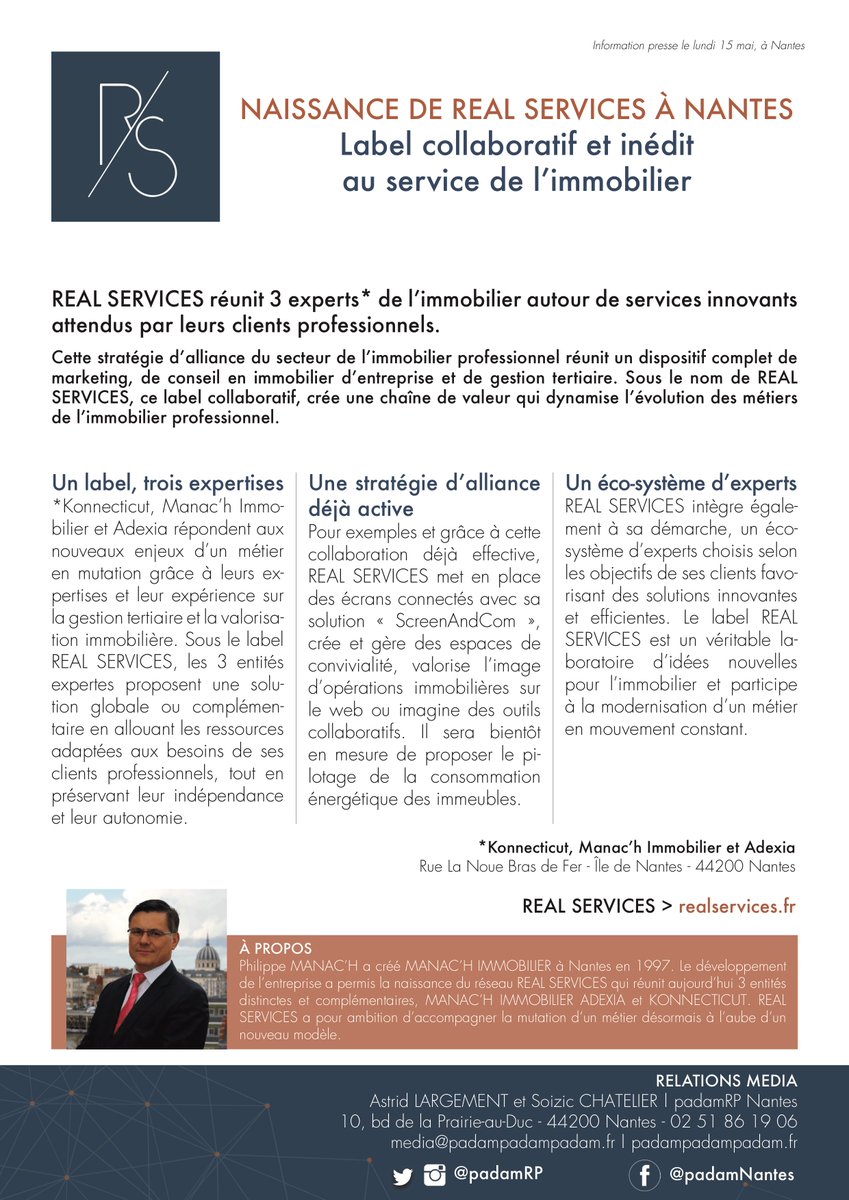 Consultez notre premier communiqué sur goo.gl/8Zdh4K avec <a href="/KonnecticutFr/">Konnecticut</a> <a href="/adexia_gestion/">ADEXIA</a> <a href="/manach_immo/">Manach Immobilier</a> #immobilier #nantes