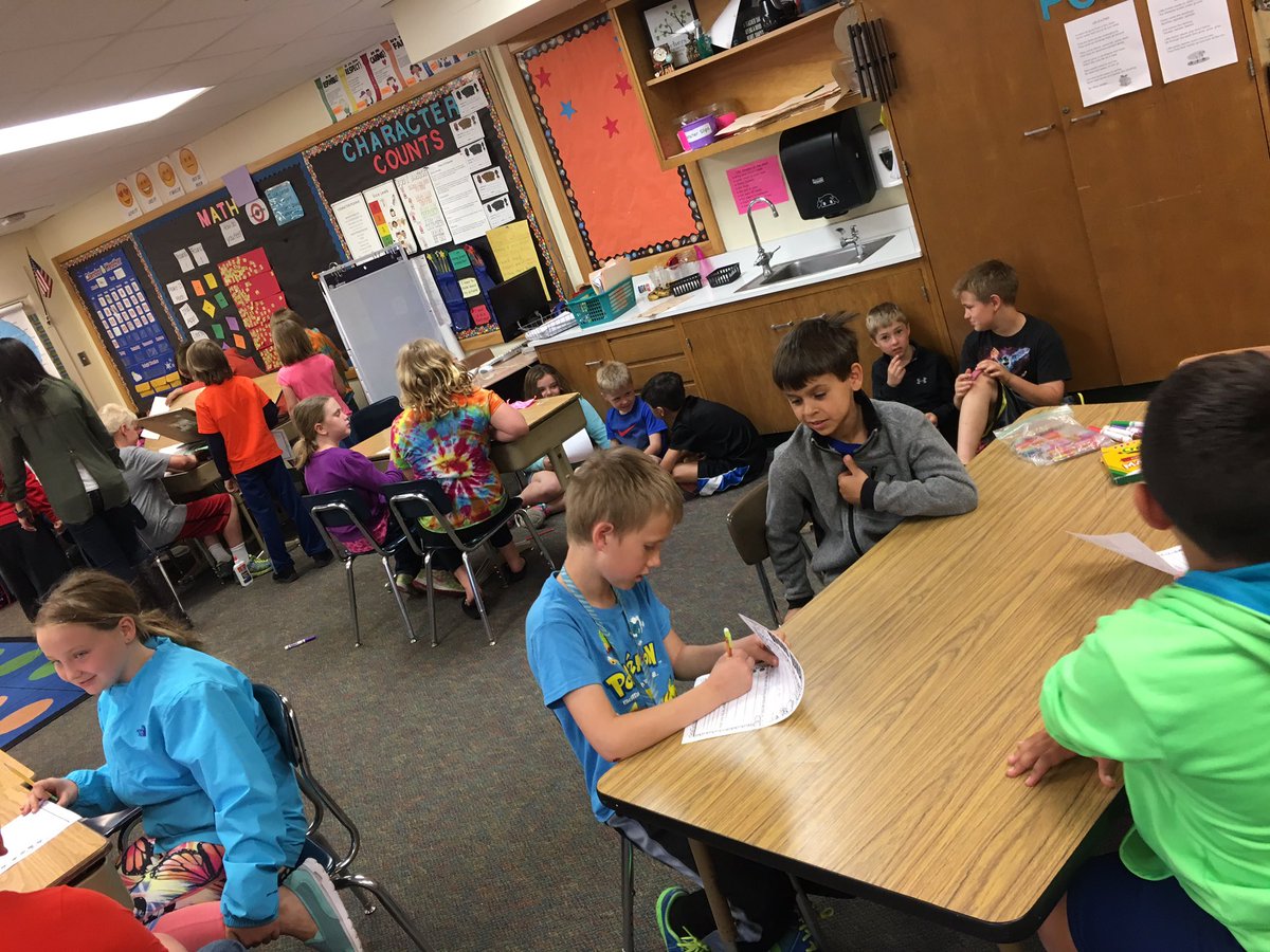 Today we took a field trip to 3rd grade! Huge thanks to <a href="/april_sunram/">April Sunram</a> class for answering all our questions! #8moredaysof2ndgrade #offto3rd
