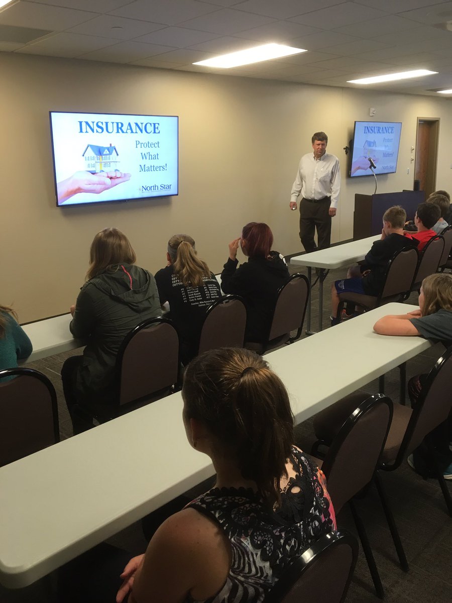 Big thanks to North Star Mutual Insurance for hosting the 6th graders today! #fieldtrip #lakeviewpride