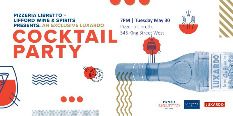 Come meet <a href="/Matteolux/">Matteo Luxardo</a> <a href="/LuxardoCocktail/">Luxardo Cocktails</a> Party @pizzalibretto -King! A one-night-only exclusive event. Tix $55. eventbrite.ca/e/luxardo-cock…
